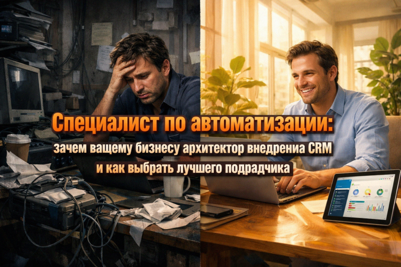 Специалист по автоматизации: зачем вашему бизнесу архитектор внедрения crm и как выбрать лучшего подрядчика