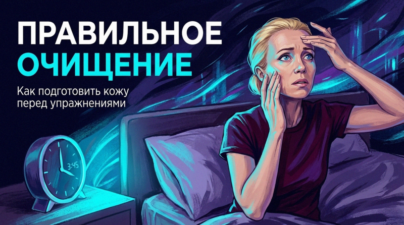 Очищение кожи перед тренировкой: как защитить лицо от высыпаний