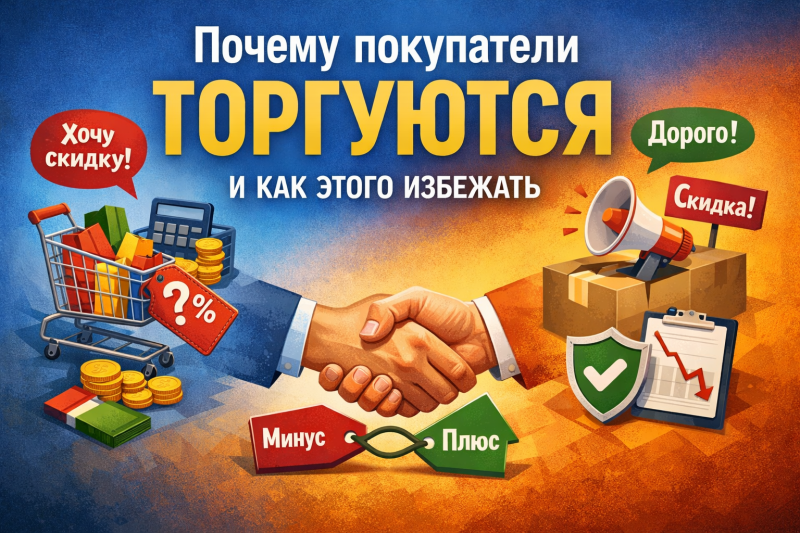 Почему покупатели торгуются и как этого избежать