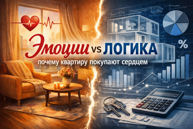 Эмоции vs логика: почему квартиру покупают сердцем