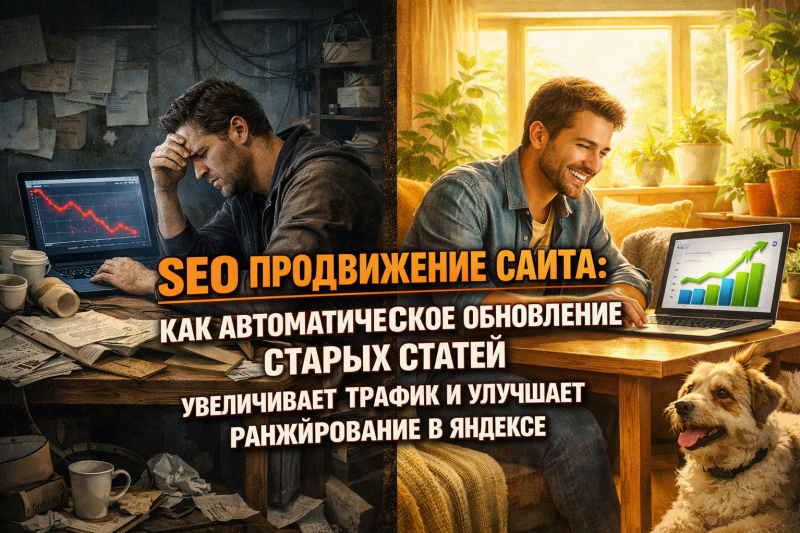 seo продвижение сайта: как автоматическое обновление старых статей увеличивает трафик и улучшает ранжирование в яндексе
