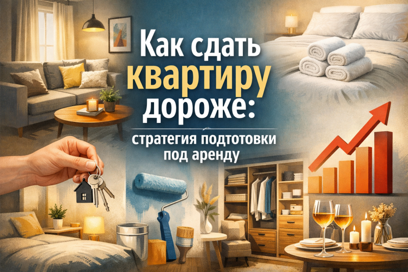 Как сдать квартиру дороже: стратегия подготовки под аренду