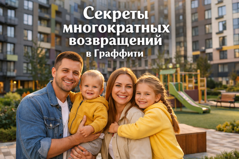 Почему клиенты возвращаются к нам 5 раз? История семьи из ЖК Граффити