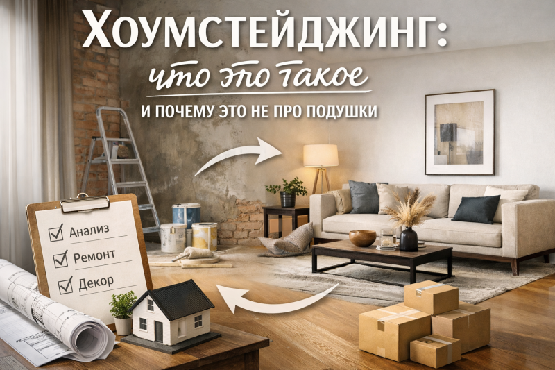 Хоумстейджинг: что это такое и почему это не про подушки