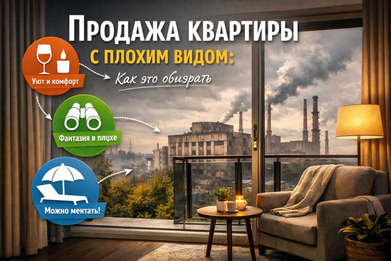 Продажа квартиры с плохим видом: как это обыграть