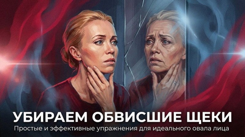 Как убрать обвисшие щеки: 5 простых упражнений для лица