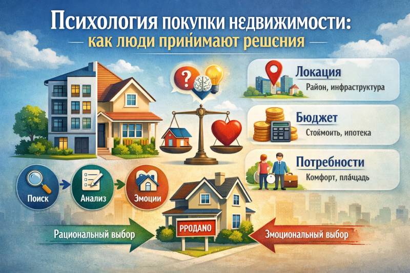 Психология покупки недвижимости: как люди принимают решения