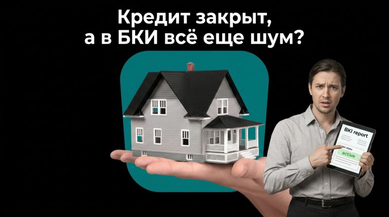 Что делать, если кредит закрыт, а в БКИ он числится активным