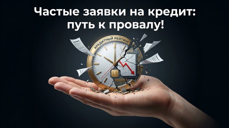 Почему частые заявки на кредит только ухудшают ваш рейтинг: объясняем на примере