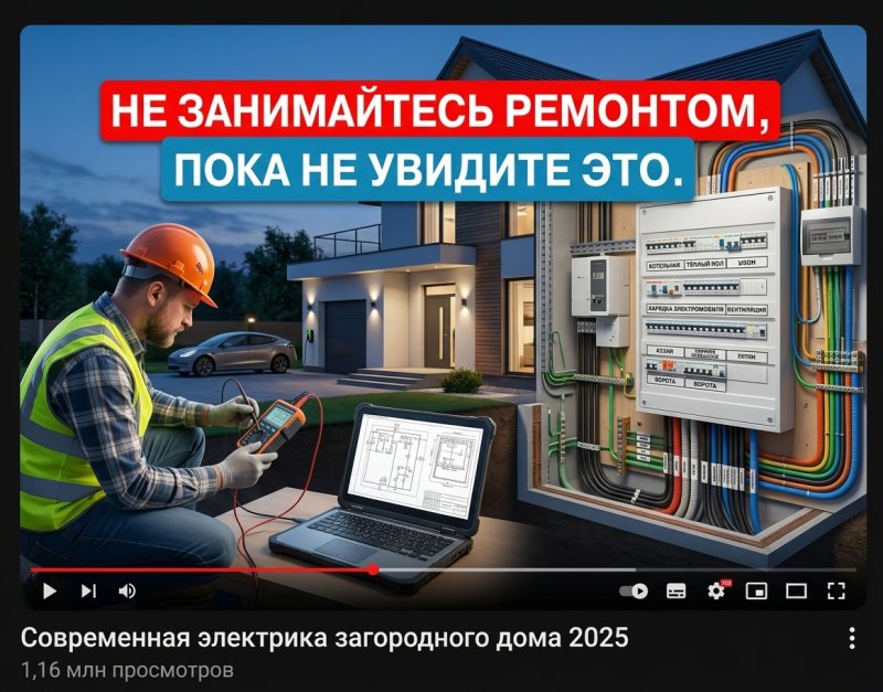 Электрика в загородном доме: стандарты и требования 2025