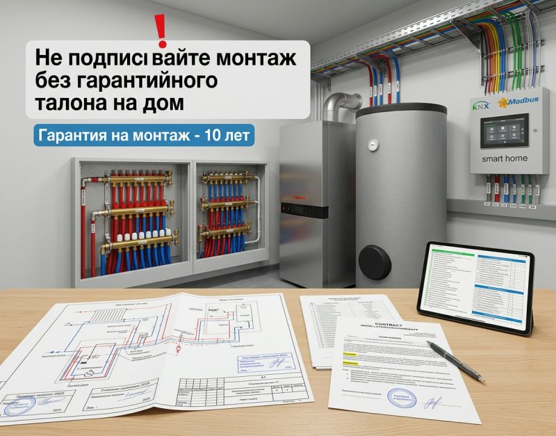 Гарантия на инженерные системы: что обязательно должно быть в договоре 2025