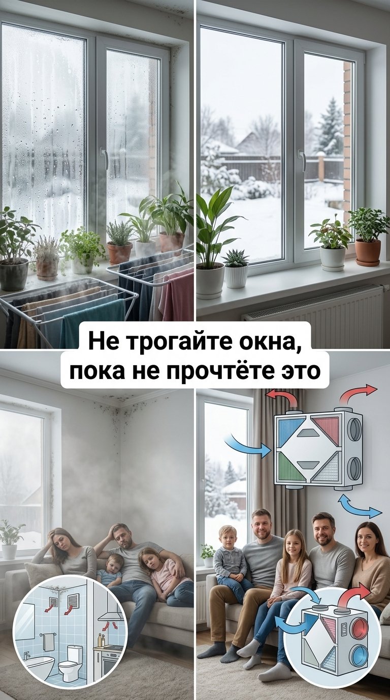 Почему в доме душно и запотевают окна: причины и решения по вентиляции