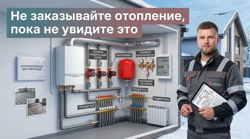 Монтаж отопления под ключ в загородном доме: этапы, стоимость и контроль качества 2025