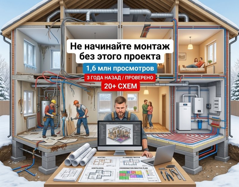 Проектирование инженерных систем: зачем нужен проект и как сэкономить на переделках