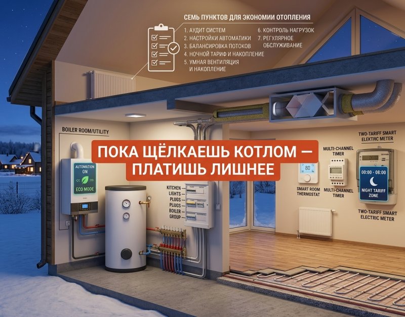 Экономия электричества и отопления: 7 техник для энергоэффективного дома