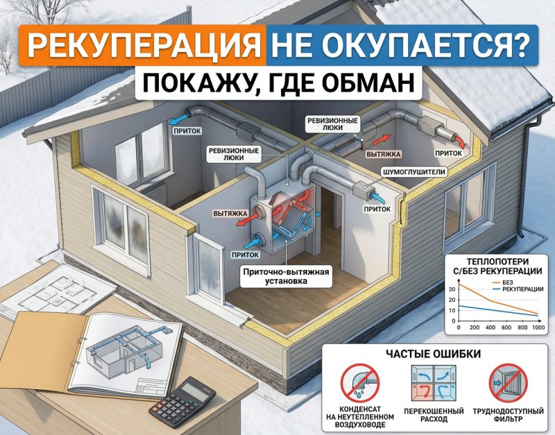 Рекуперация воздуха: стоит ли ставить, экономия, расчет окупаемости и отзывы