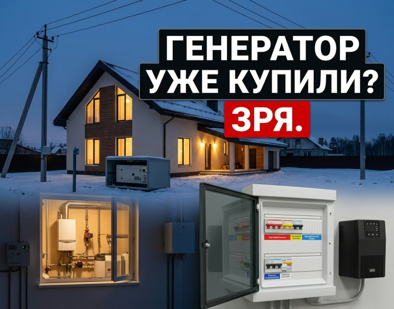 Система электроснабжения частного дома: резервные решения и бесперебойная работа