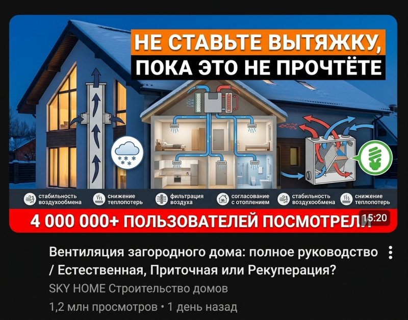 Какая вентиляция лучше для загородного дома: приточная, рекуперация или естественная