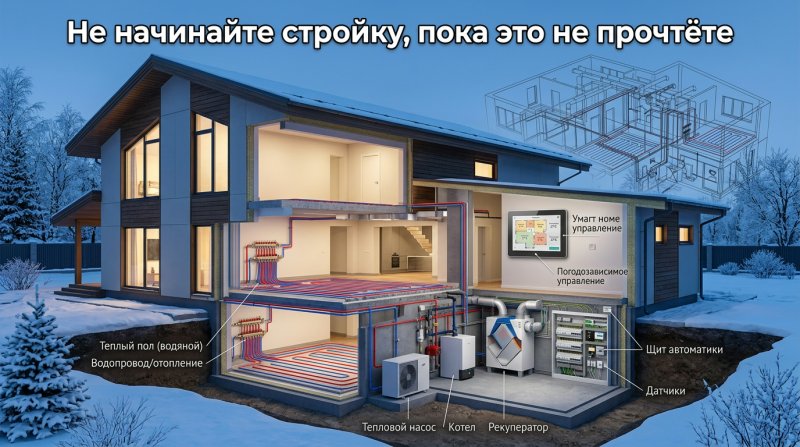 Энергоэффективный дом в 2025 году: топ-10 инженерных решений для экономии