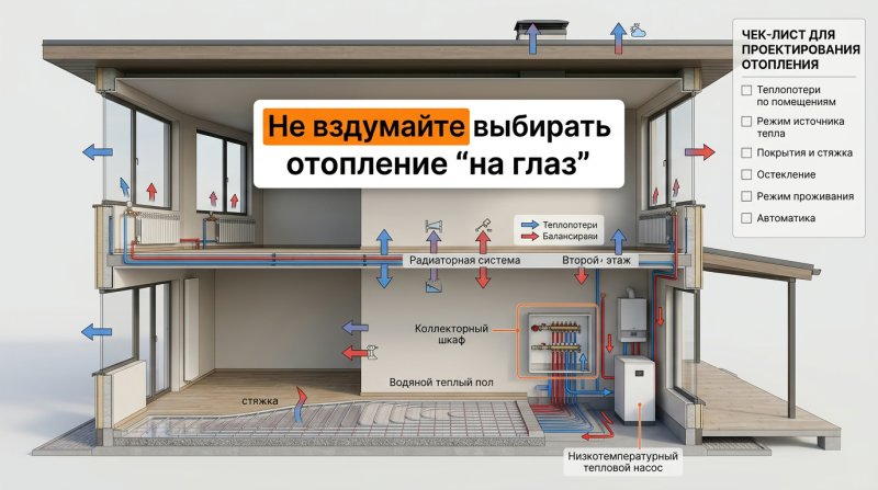 Теплый пол vs радиаторы: что выбрать для дома 250 м² – сравнение с расчетами