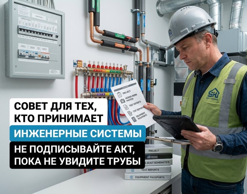 Как проверить качество монтажа инженерных систем — чек-лист для приёмки