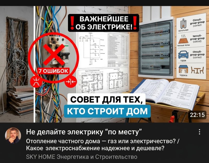 Проектирование электроснабжения дома: 10 ошибок, которые дорого обходятся