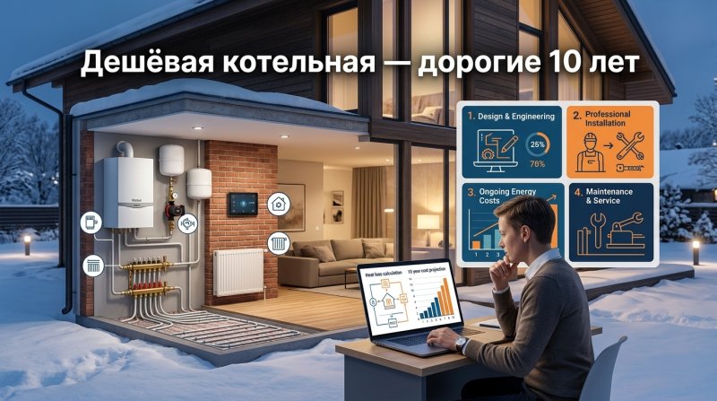 Реальная экономика отопления: сколько стоит система на 10 лет эксплуатации