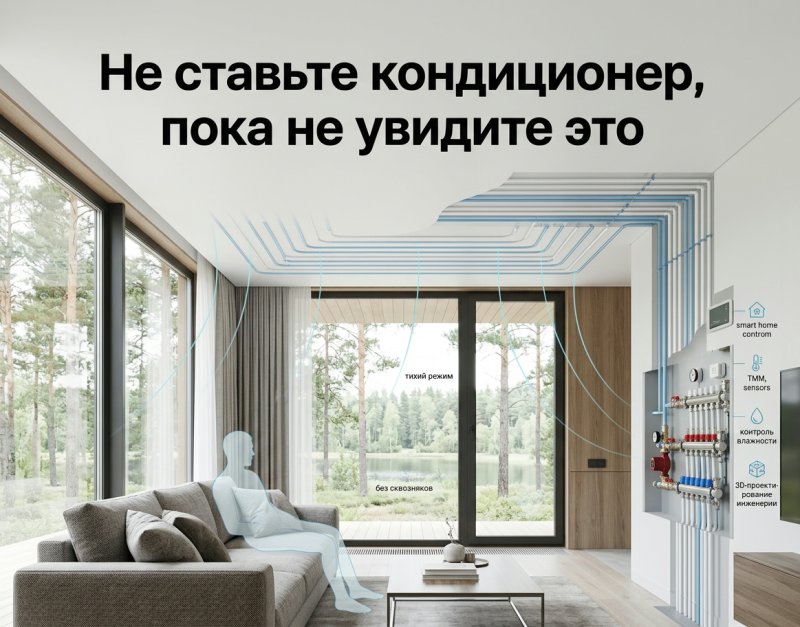 Холодные потолки: инновационное охлаждение без кондиционера