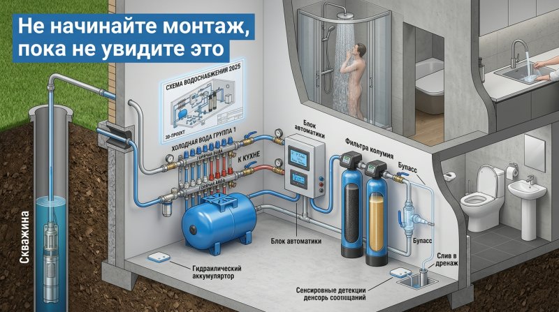 5 критериев идеальной системы водоснабжения для частного дома в 2025 году