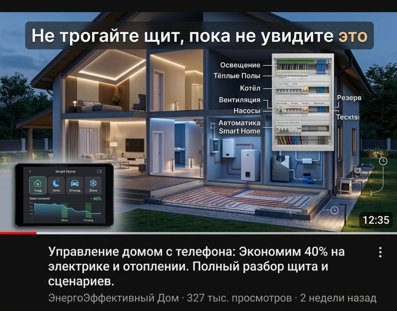 Энергоэффективные электрические системы для загородного дома: как экономить до 40%
