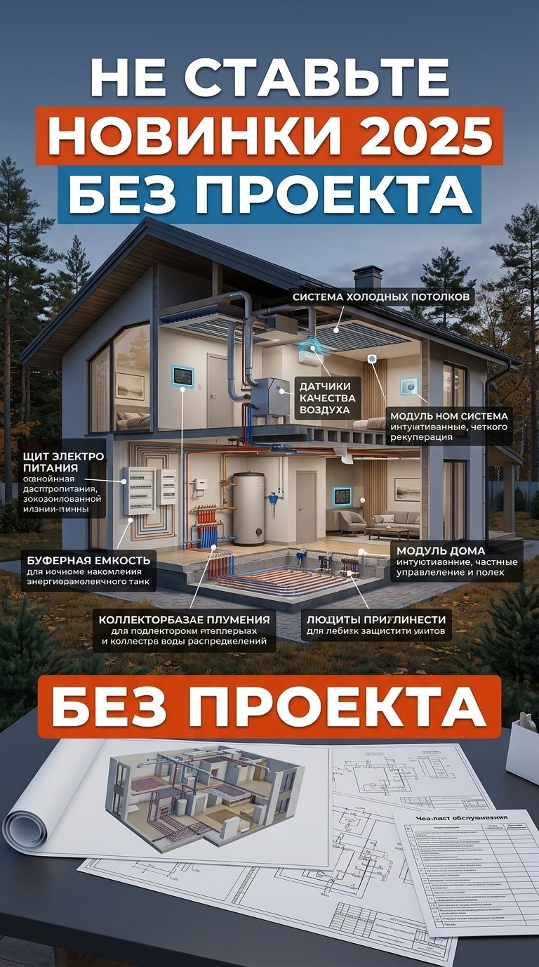 Топ-7 технологий 2025 года для современной инженерии частного дома