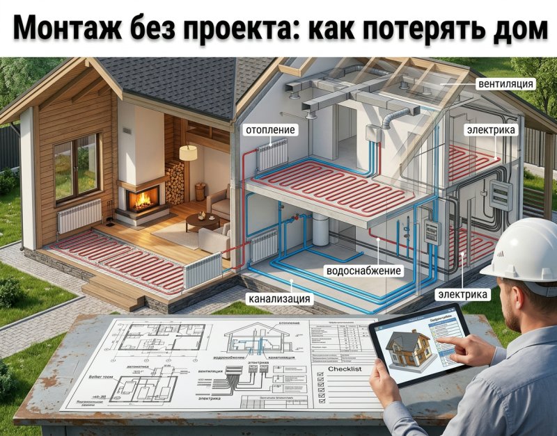 Проектирование систем отопления, водоснабжения и вентиляции для загородного дома: гид по этапам и бюджету 2025