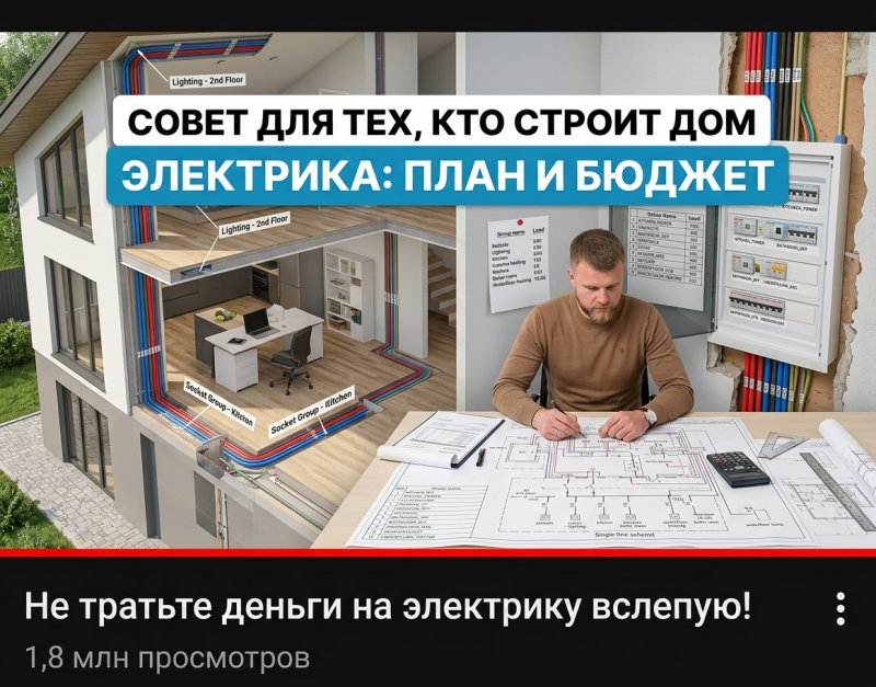 Монтаж электрики в частном доме: как избежать ошибок и сэкономить