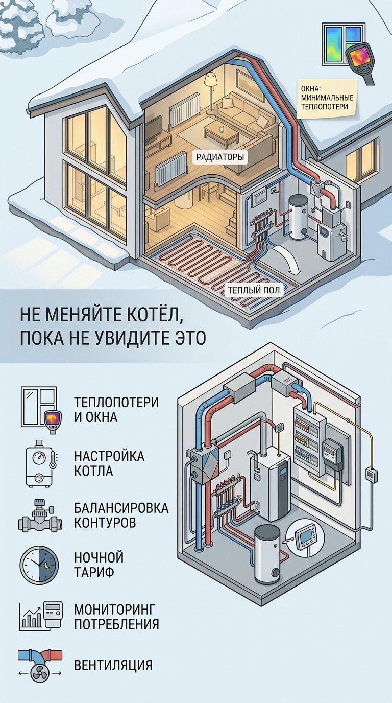 Как снизить расходы на электричество и отопление в частном доме: ТОП-10 решений
