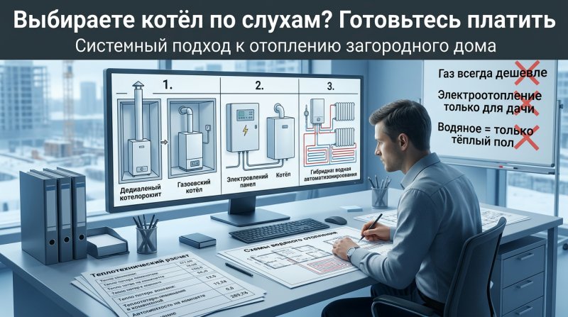 Сравнение систем отопления: газовое, электрическое и водяное — что выбрать в 2025 году