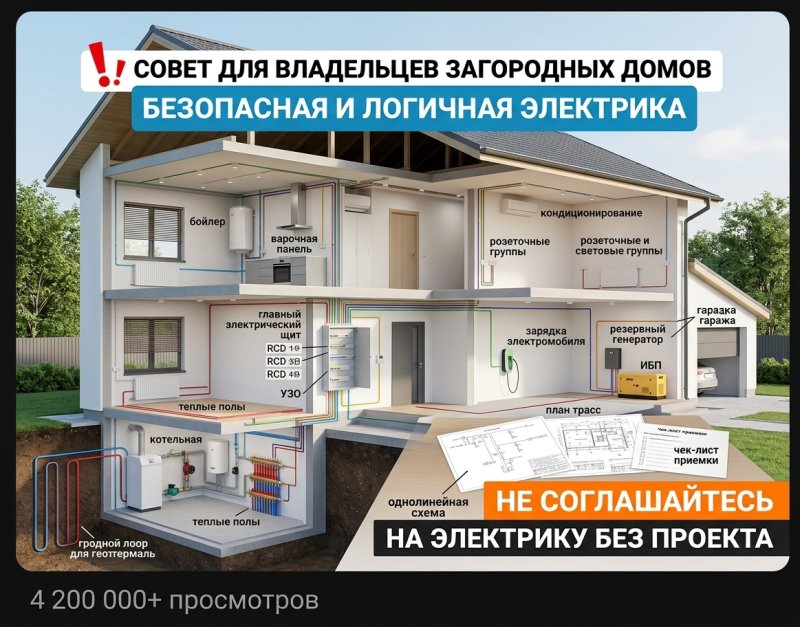 Требования к электроснабжению современного загородного дома: нормы, стандарты, рекомендации