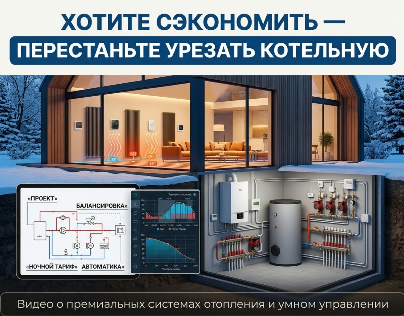 Как сэкономить на отоплении дома в 2025 году: 7 рабочих способов на премиальных объектах