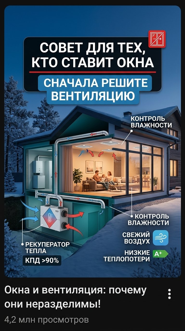 Вентиляция с рекуперацией тепла: как создать здоровый микроклимат в доме