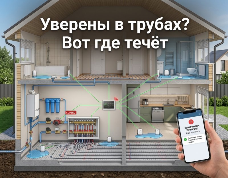 Система защиты от протечек воды: интеллектуальные и механические решения 2025 года