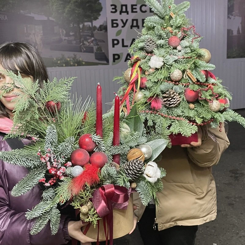 Композиции из хвои