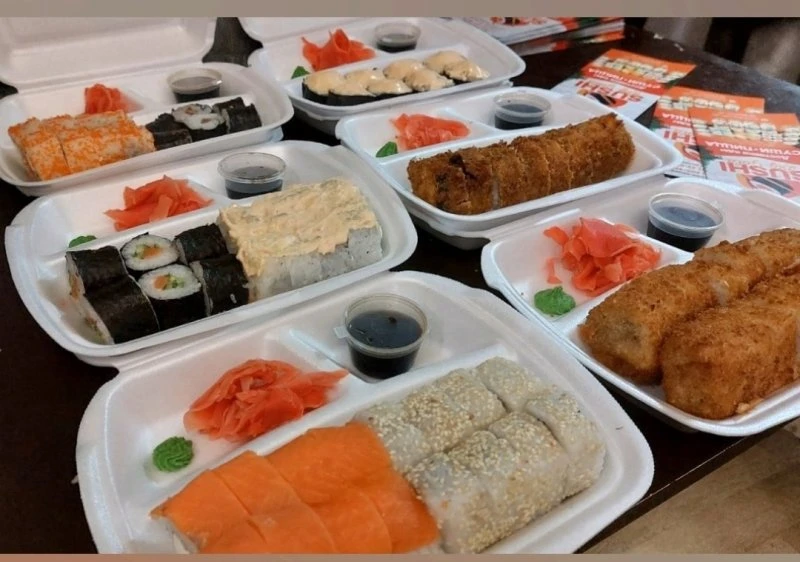 Big gold sushi