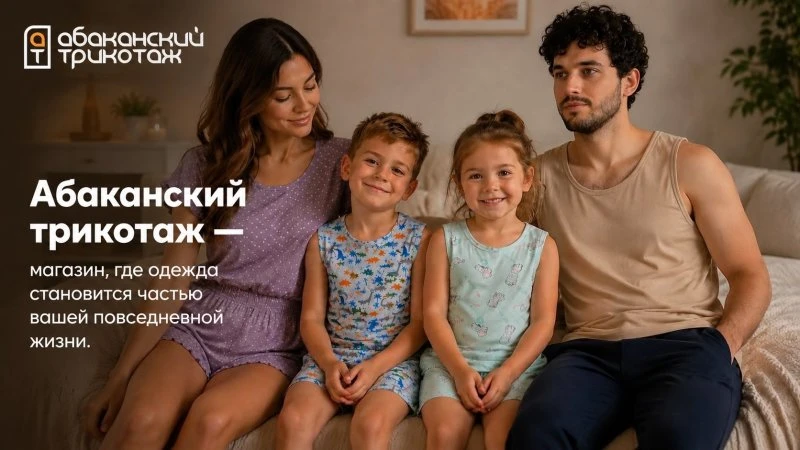 Абаканский трикотаж — магазин, где одежда становится частью вашей повседневной жизни.