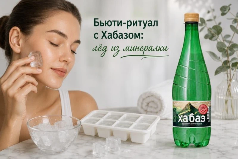 Бьюти-ритуал с Хабазом: лёд из минералки