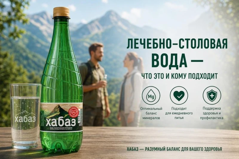 Лечебно-столовая вода — что это и кому подходит