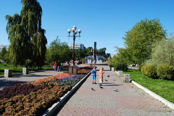 Сквер "Космонавтов" в Красноярске