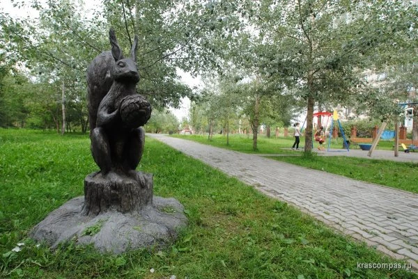 Сквер "Одесский" в Красноярске