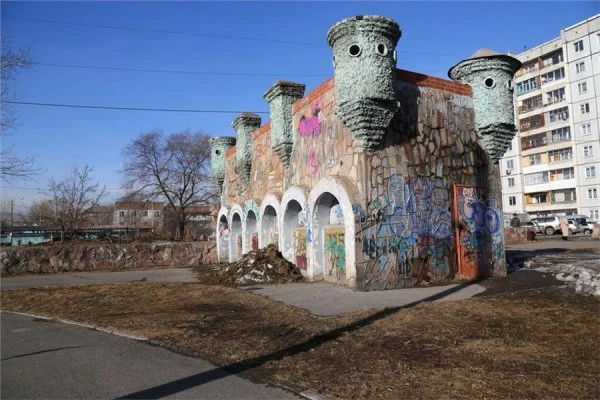 Сквер "Каменный городок" в Красноярске