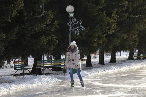 Каток в Центральном парке им А.М. Горького
