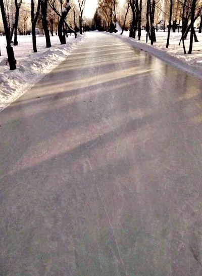 Каток в парке Гагарина