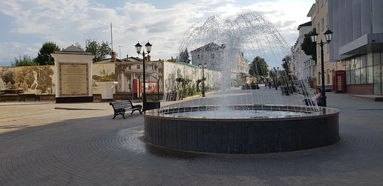 Пешеходная зона улицы Кабардинская